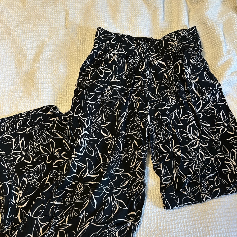 Angels Black and White Patterned Pants